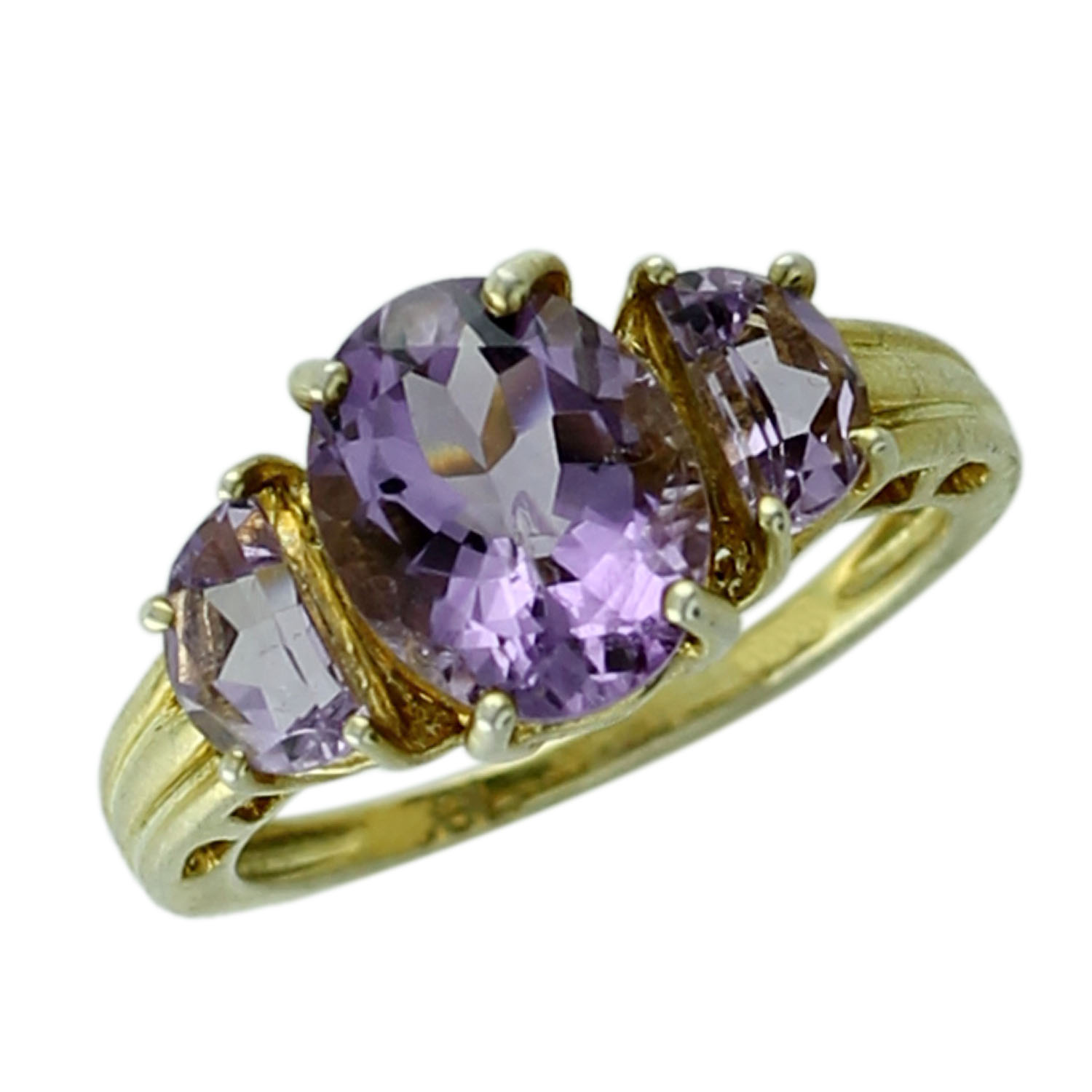 Details about   Natural Purple Amethyst Faceted Pear Gemstone 925 Sterling Silver Women Ring
