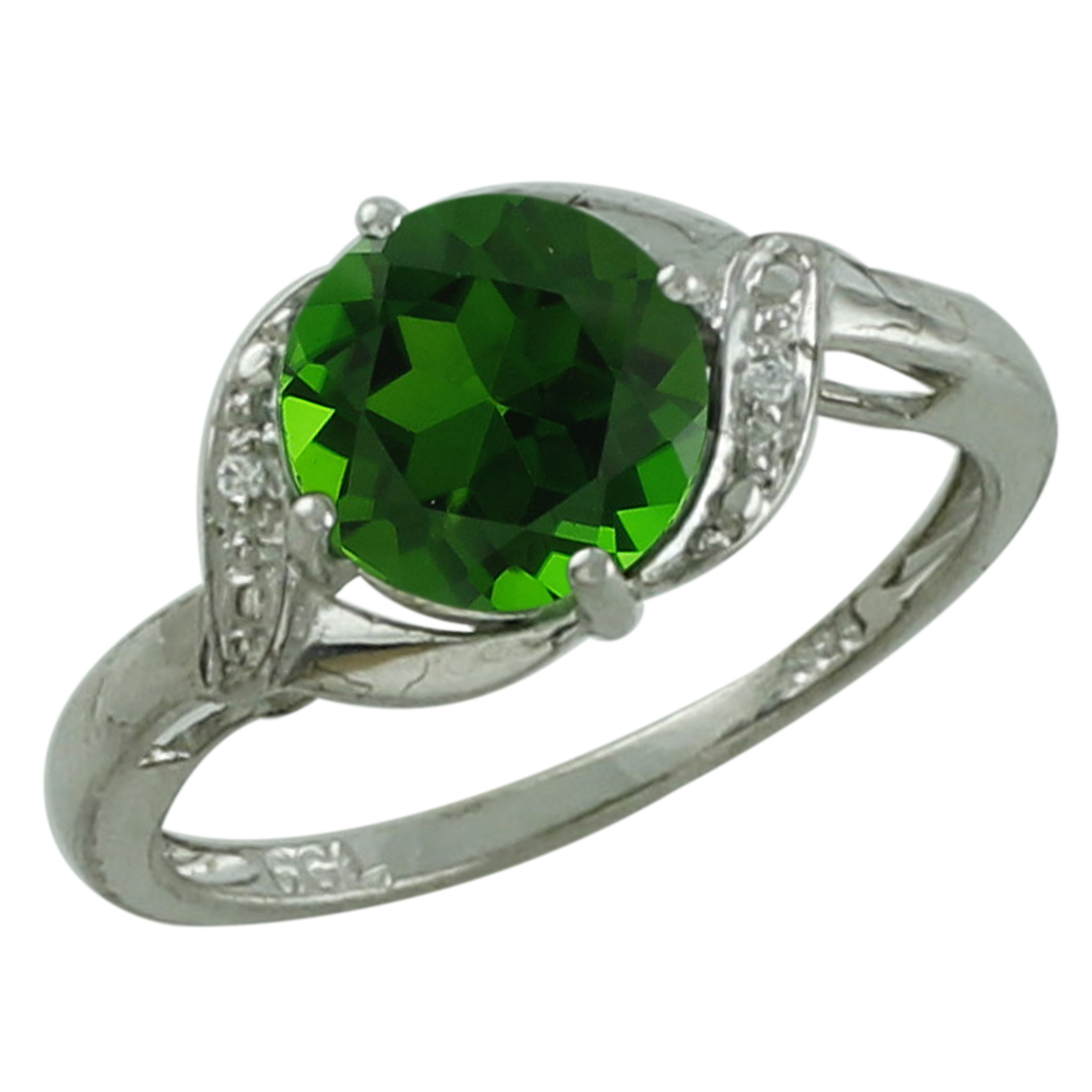 Details about  / Chrome Diopside Gemstone Anniversary Jewelry 10k Rose Gold Ring